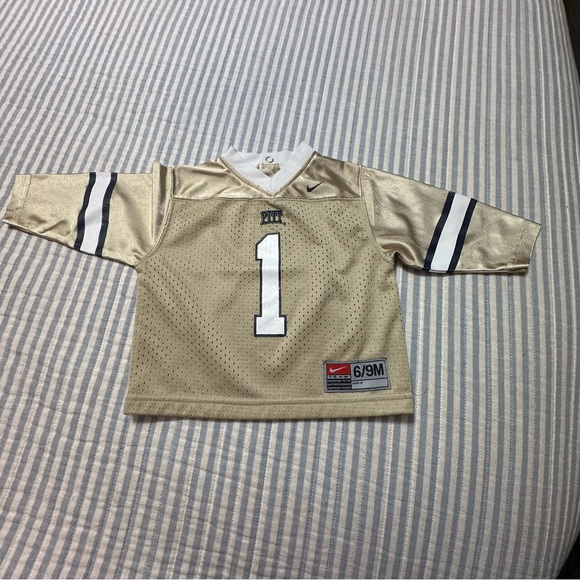 Nike Other - Vintage Nike Pittsburgh Panthers Infant Jersey #1 Gold 6-9M NCAA Team Pitt